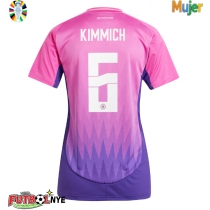 Camiseta Alemania Joshua Kimmich #6 Visitante Equipación para mujer Eurocopa 2024 manga corta